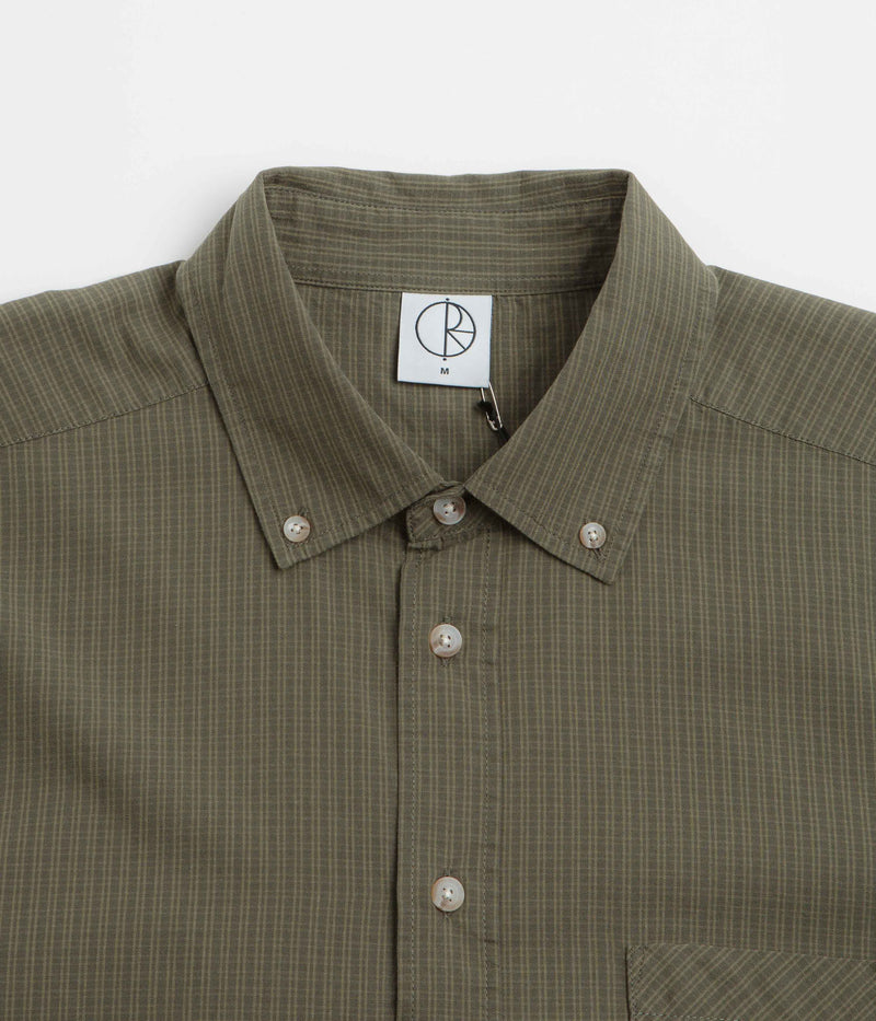 Polar Ben Shirt in Army Green Check