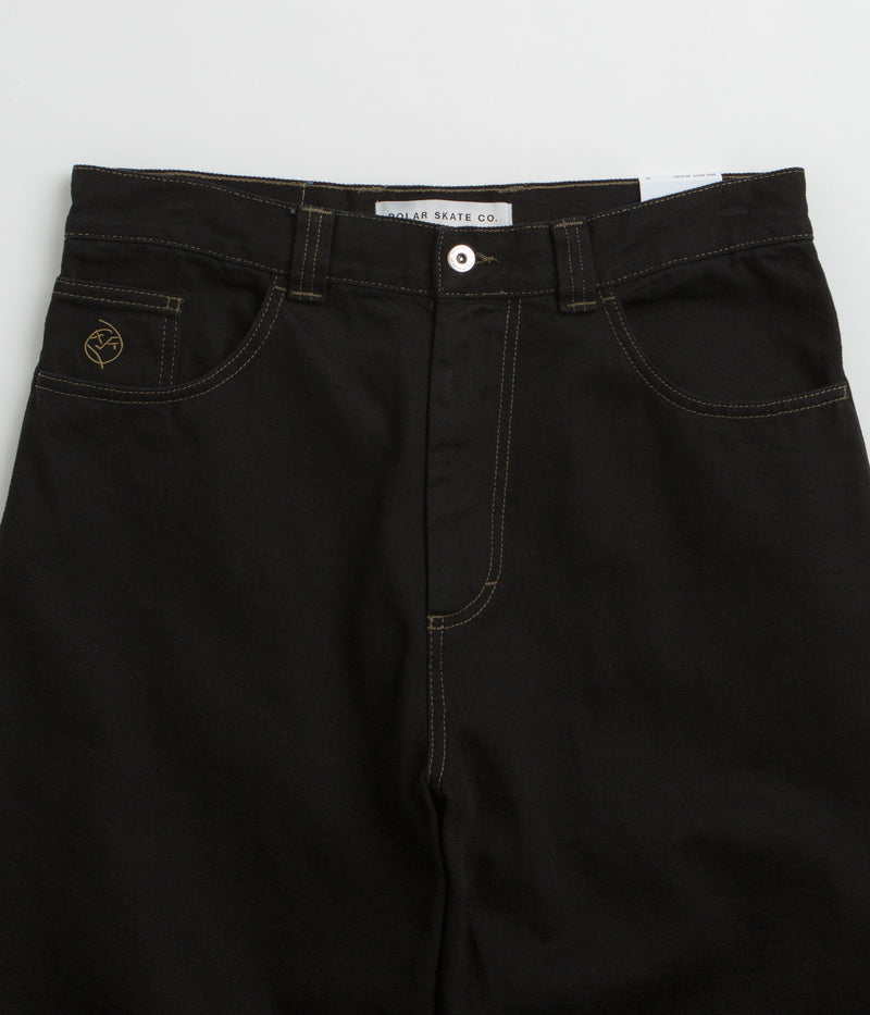Polar Big Boy Jeans in Black and Dark Olive