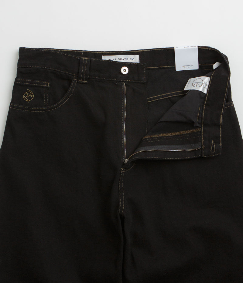 Polar Big Boy Jeans in Black and Dark Olive