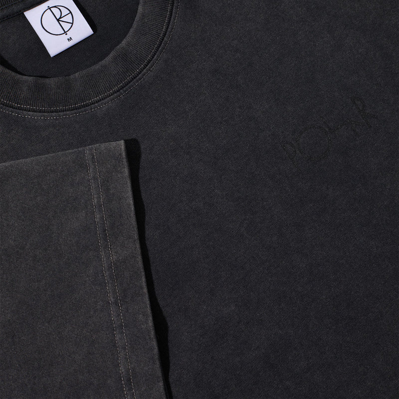 Polar Stroke Logo Contrast T-Shirt - Silver Black/Black