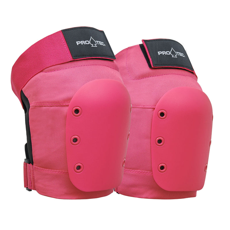 Pro-Tec Street Adult 3 Pack Open Back Set Of Pads - Pink