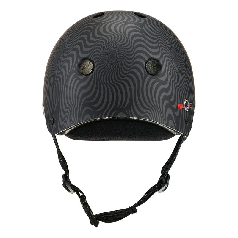 Pro-Tec x Spitfire Low Pro Helmet - Black Swirl