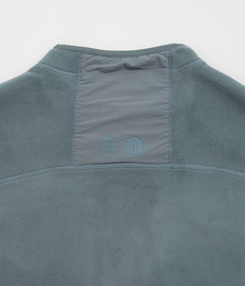 Purple Mountain Observatory Artic Fleece Vest in Stormy