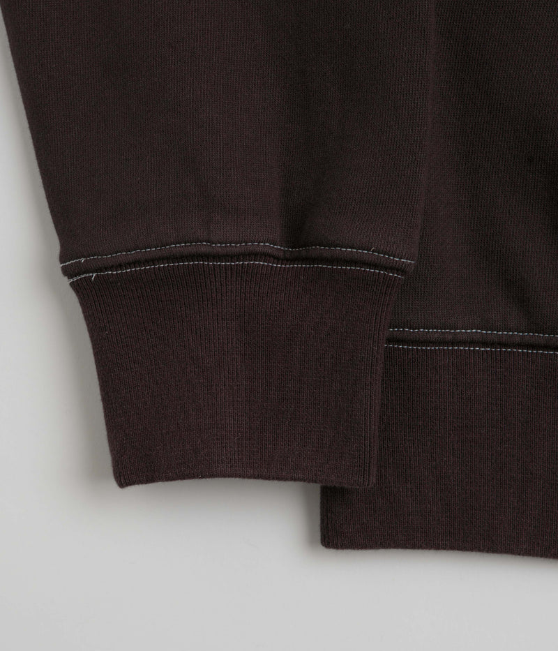 Purple Mountain Observatory Garment Dye Hoodie in Chocolate