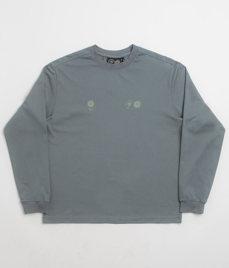 Purple Mountain Observatory Globe Long Sleeve T-Shirt in Stormy
