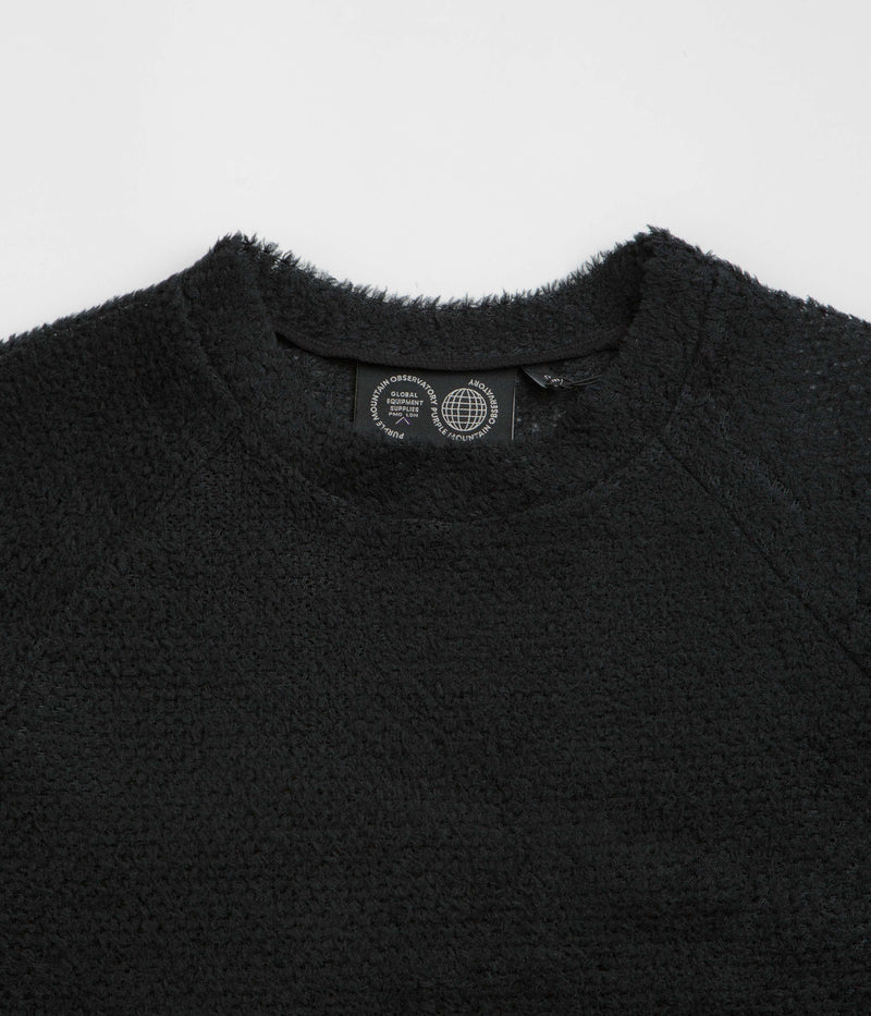 Purple Mountain Observatory Polartec Alpha Pullover Fleece in Black