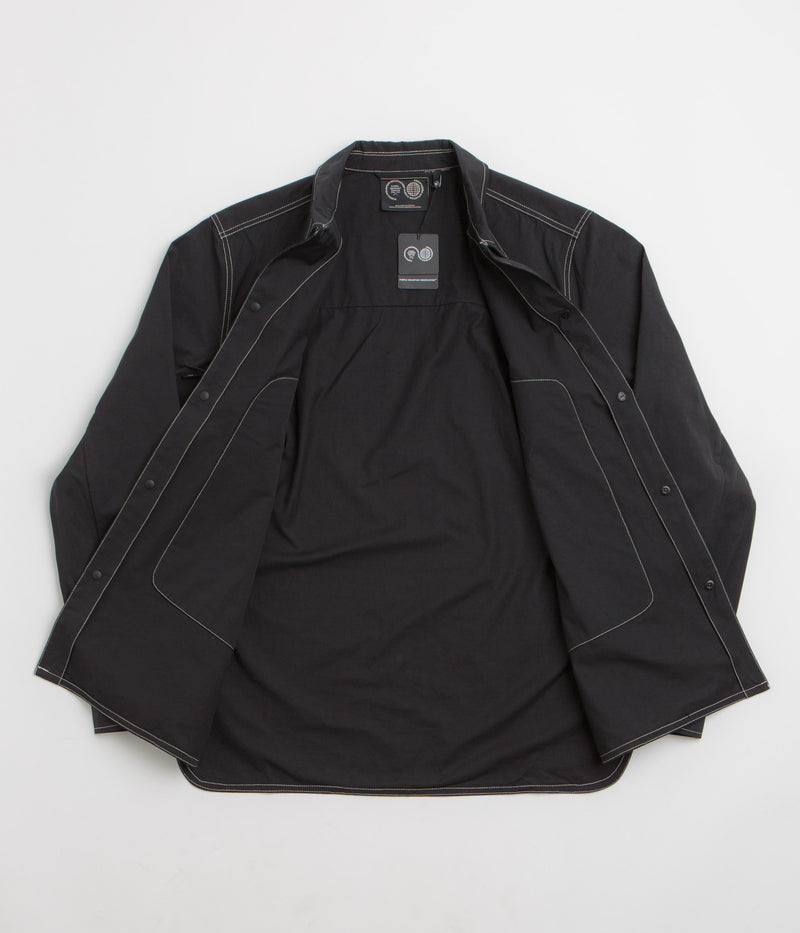 Purple Mountain Observatory Trail Overshirt in Black