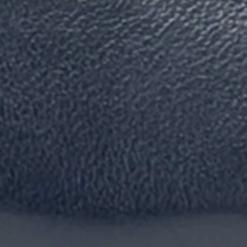 Comfortable Women's Kitten Heel in Navy Leather, swatch