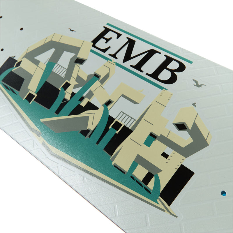 Real EMB Team Skateboard Complete - White - 8.50"
