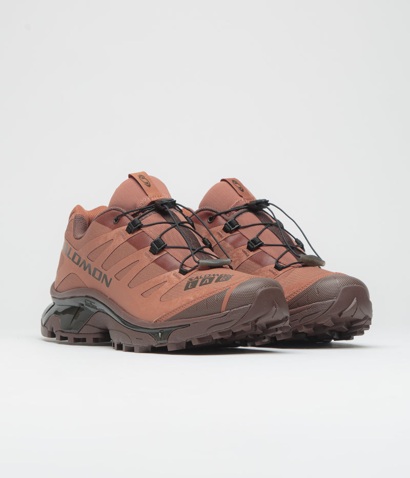 Salomon XT-4 OG Protective Shoes in Russet and French Roast / Delicioso