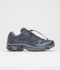 Salomon XT-6 GTX Shoes in Blue Nights and Astral Aura / Plum Kitten