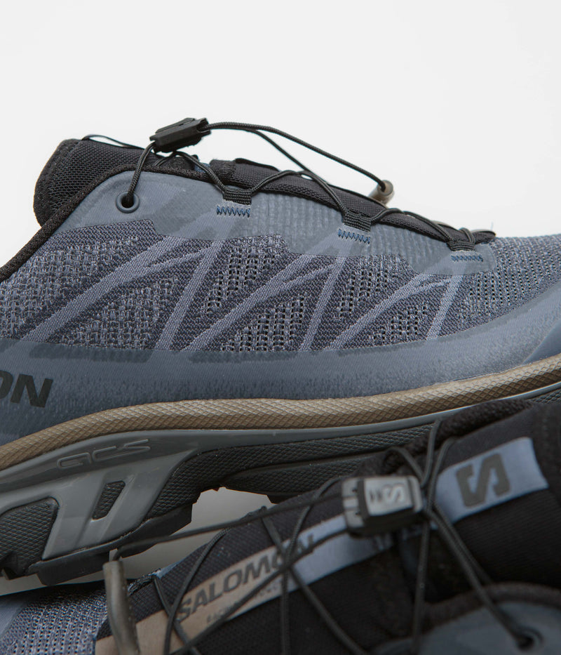 Salomon XT-6 Shadow Shoes in Blue Nights and Grisaille / Stone Gray