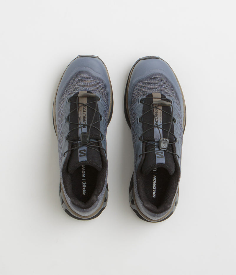 Salomon XT-6 Shadow Shoes in Blue Nights and Grisaille / Stone Gray