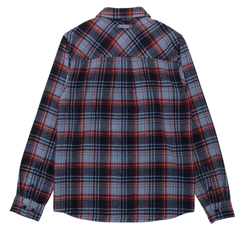 Santa Cruz Classic Long Sleeve Flannel Shirt - Blue Plaid