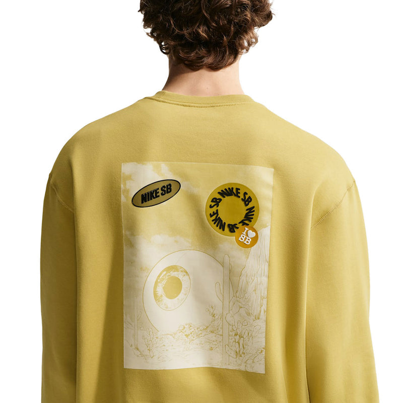 SB Postcard Sweatshirt - Buff Gold