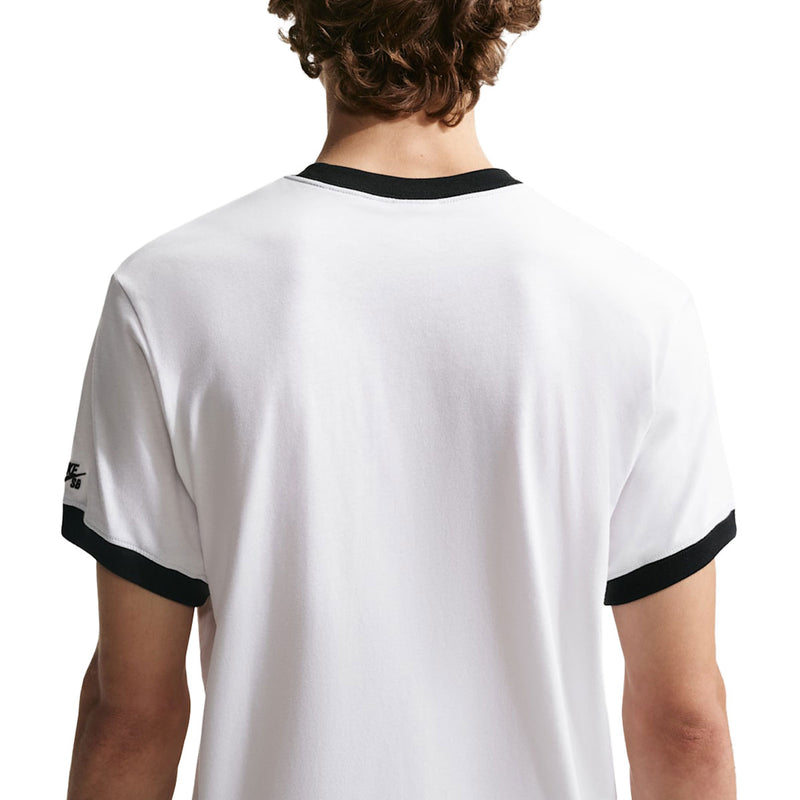 SB Roadside Ringer T-Shirt - White/Black