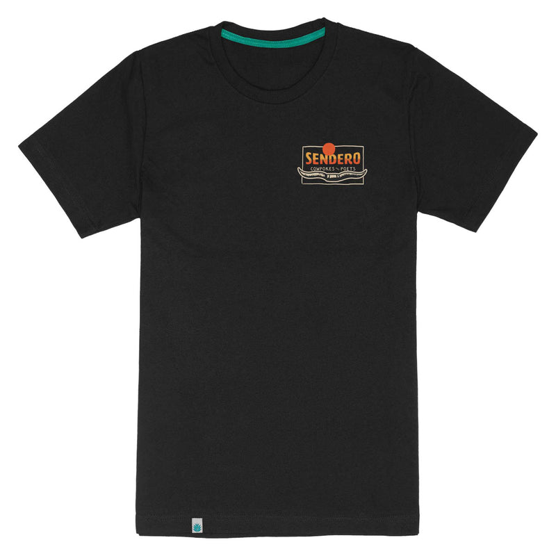 Sendero Cowpokes & Poets T-Shirt - Black