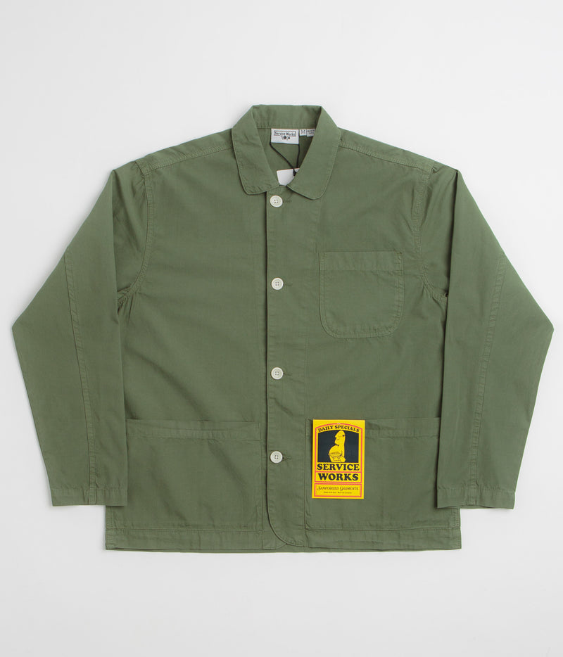 Service Works Easy Chef Shirt in Olive