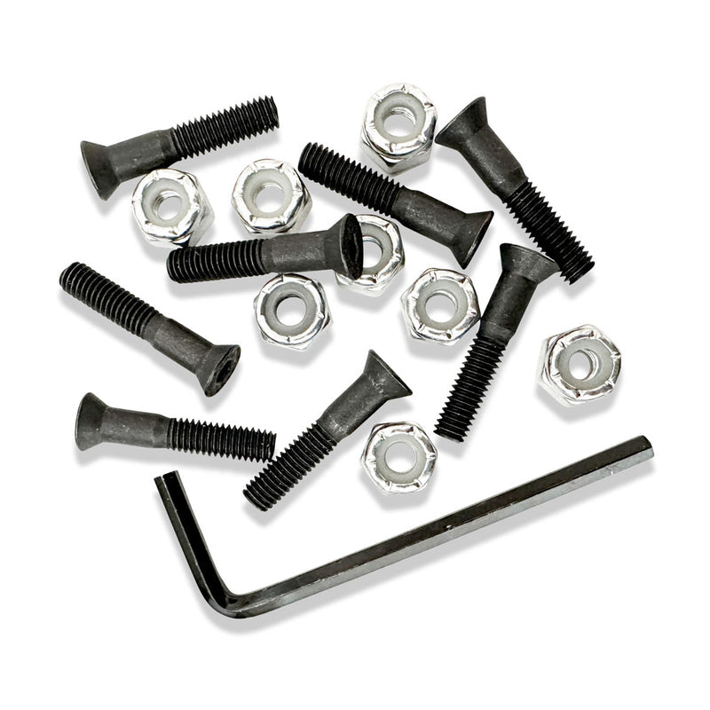 Slappy Allen Grip Tip Bolts Hardware - Black - 1"
