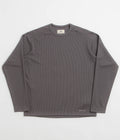 Snow Peak Dry Thermal Long Sleeve T-Shirt in Charcoal