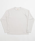 Snow Peak Dry Thermal Long Sleeve T-Shirt in Off White