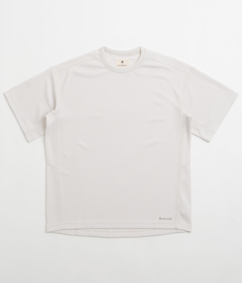 Snow Peak Dry Thermal T-Shirt in Off White
