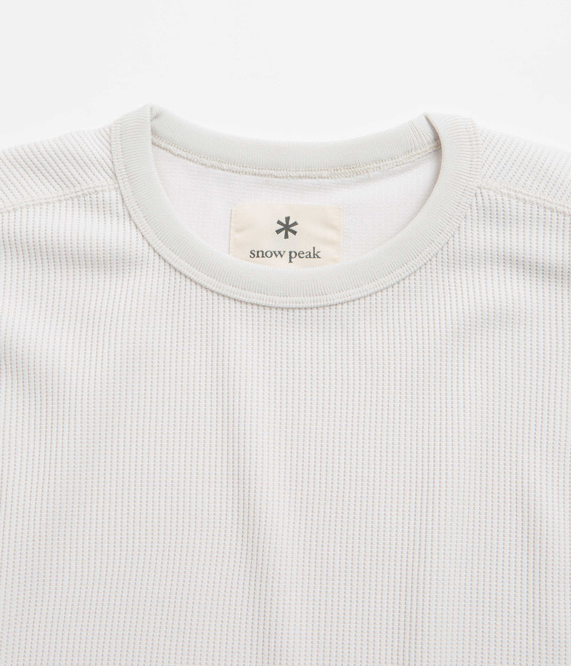 Snow Peak Dry Thermal T-Shirt in Off White