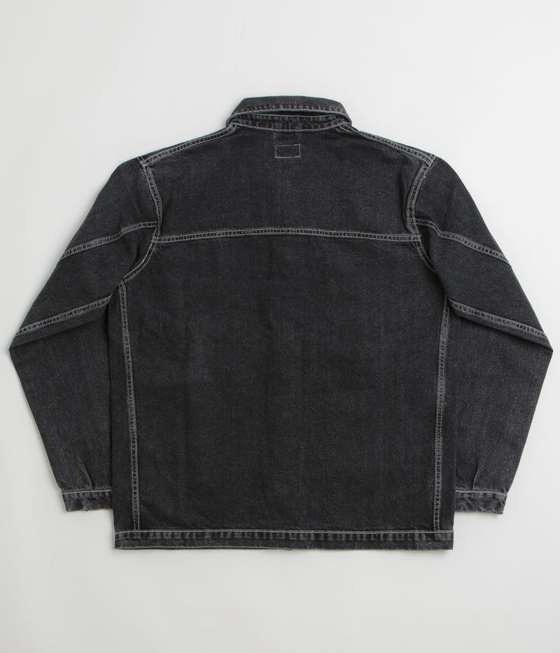 Stan Ray Coverall Jacket in Stonewashed Black Denim