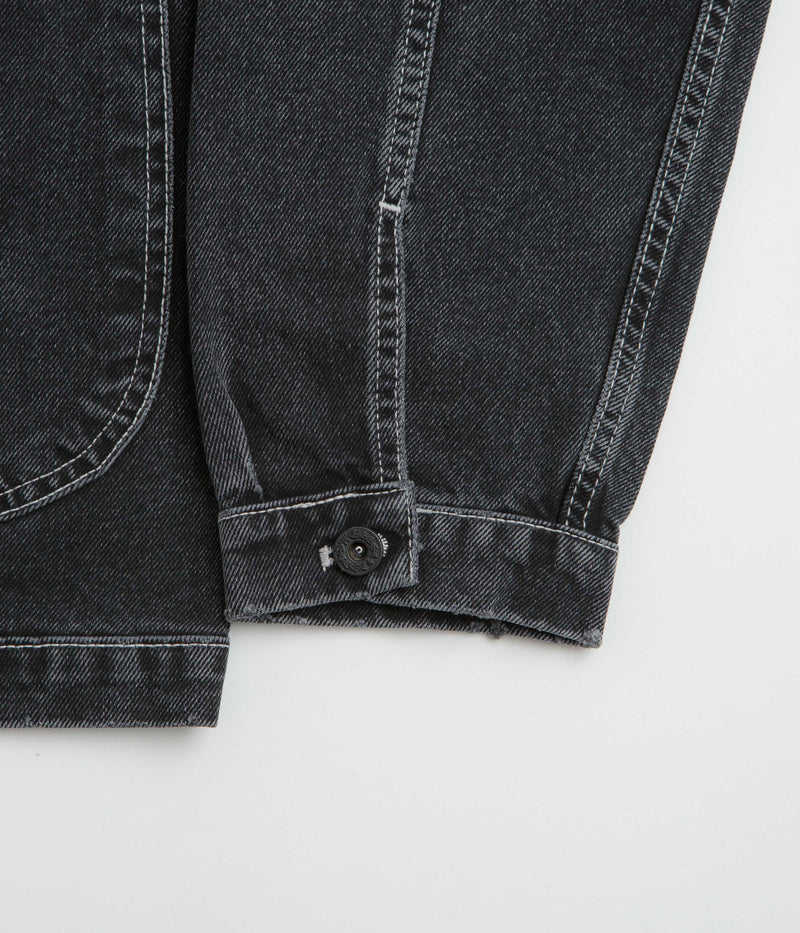 Stan Ray Coverall Jacket in Stonewashed Black Denim