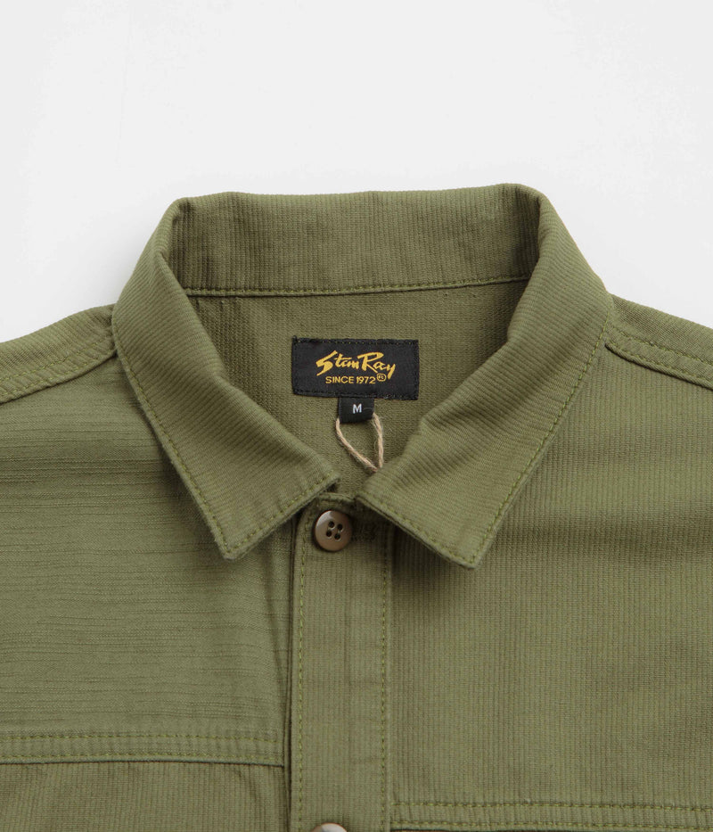 Stan Ray CPO Shirt in Olive Poplin and Sateen