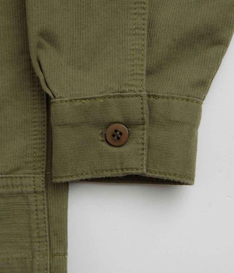 Stan Ray CPO Shirt in Olive Poplin and Sateen