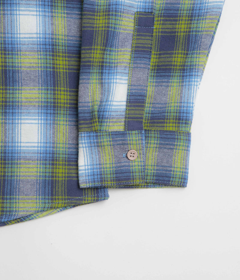 Stan Ray Flannel Shirt in Bright Blue Plaid