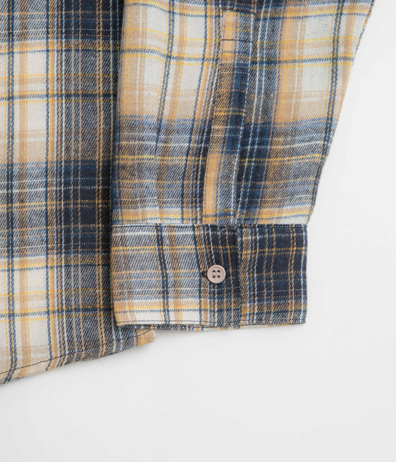 Stan Ray Flannel Shirt in Navy Plaid and White