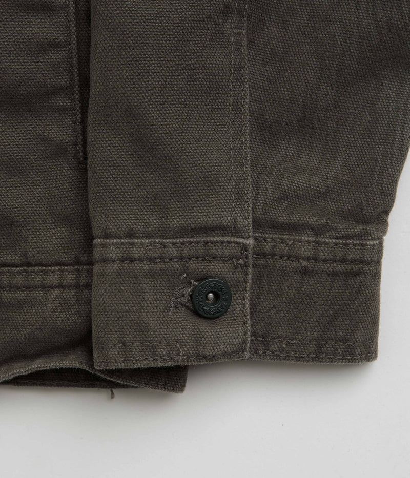 Stan Ray Lined Trucker Jacket in Charcoal Duck