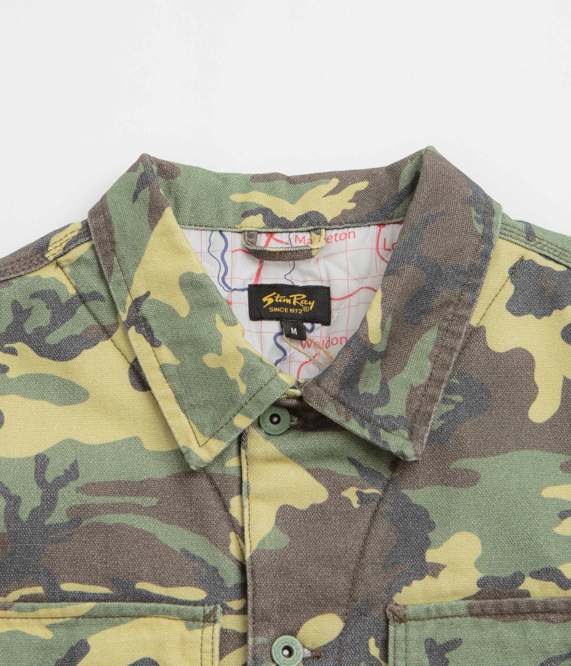 Stan Ray Lined Trucker Jacket in Woodland DPM Duck