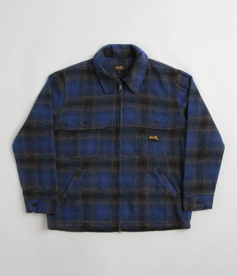 Stan Ray Mackinaw Jacket in Navy Plaid