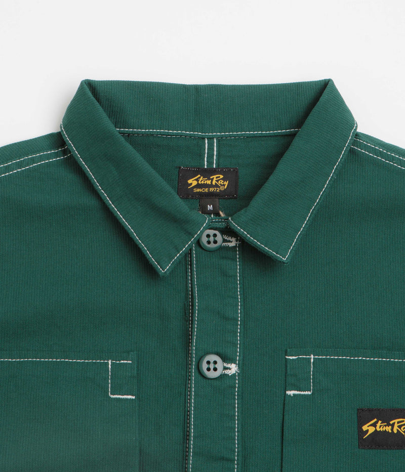 Stan Ray Painters Pop Over Shirt in Botanical Green Bedford