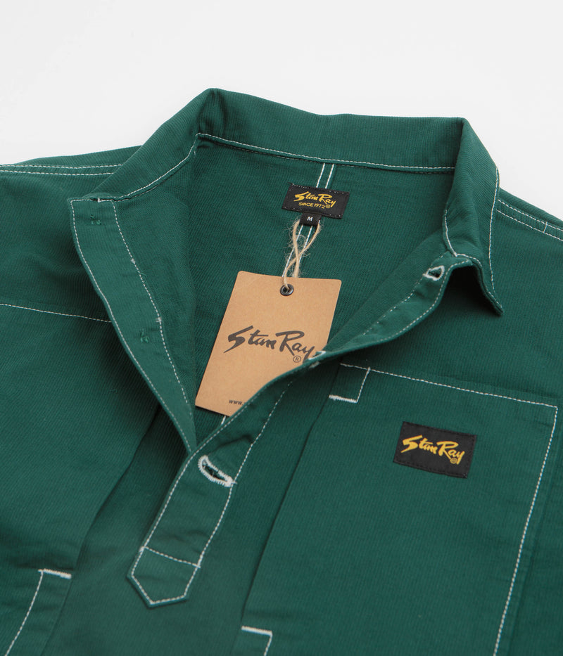 Stan Ray Painters Pop Over Shirt in Botanical Green Bedford
