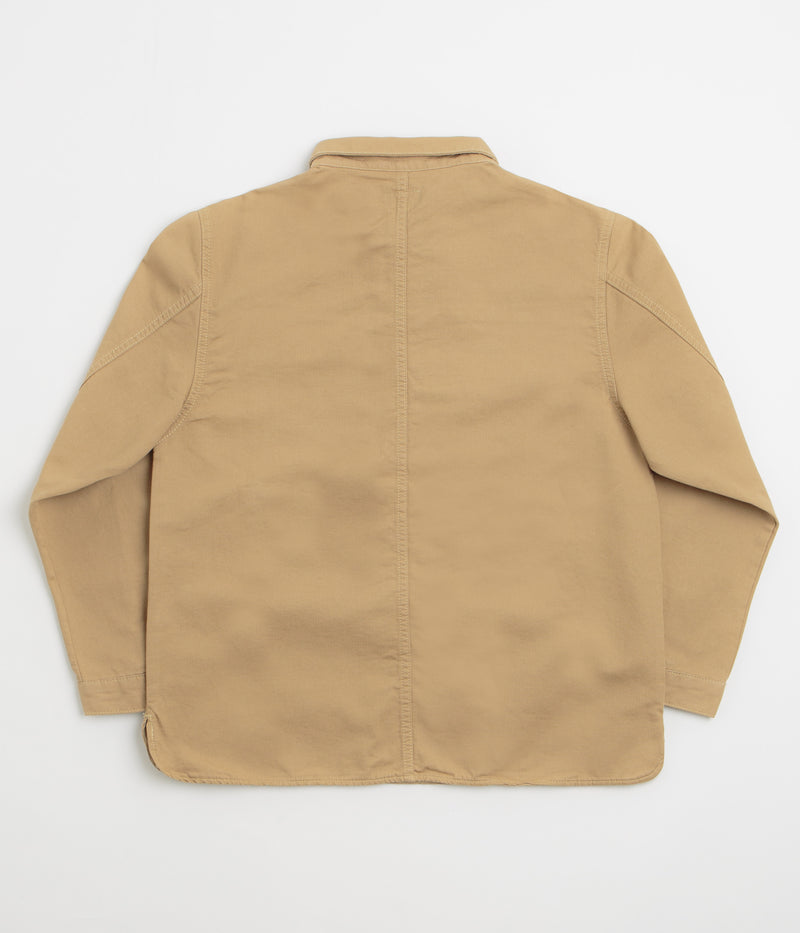 Stan Ray Painters Pop Over Shirt in Khaki Bedford