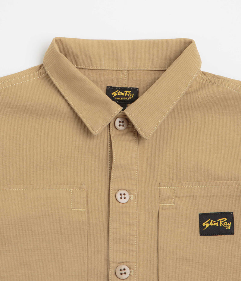 Stan Ray Painters Pop Over Shirt in Khaki Bedford