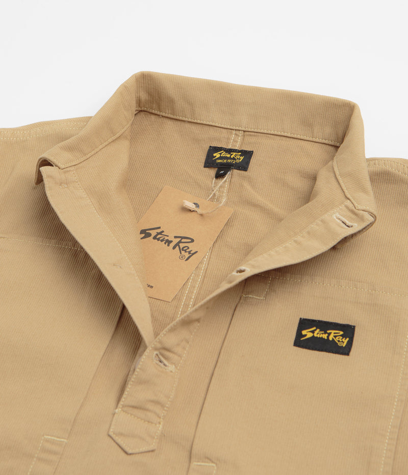 Stan Ray Painters Pop Over Shirt in Khaki Bedford