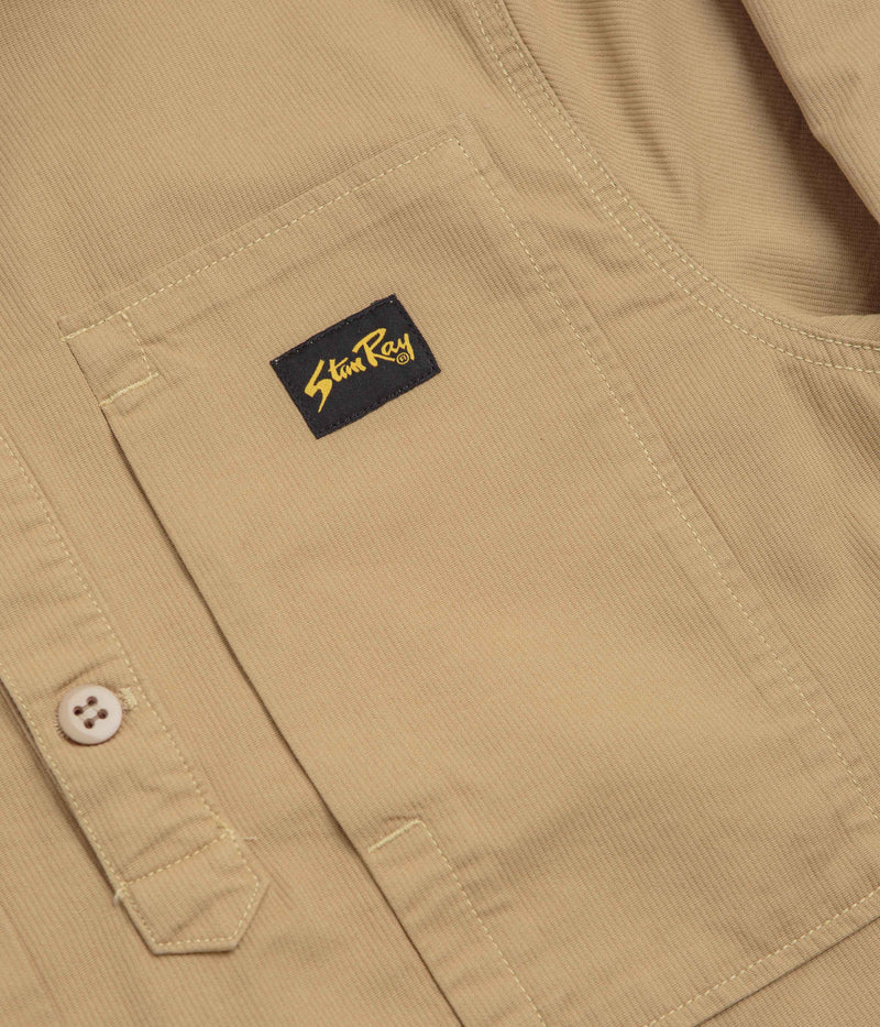 Stan Ray Painters Pop Over Shirt in Khaki Bedford