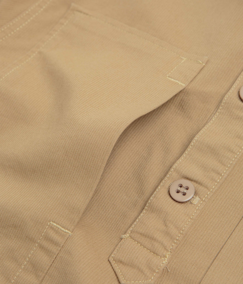 Stan Ray Painters Pop Over Shirt in Khaki Bedford