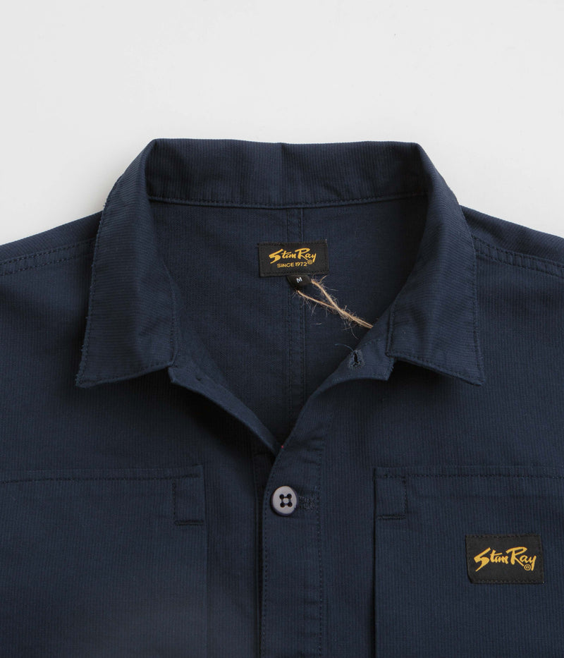 Stan Ray Painters Pop Over Shirt in Navy Bedford