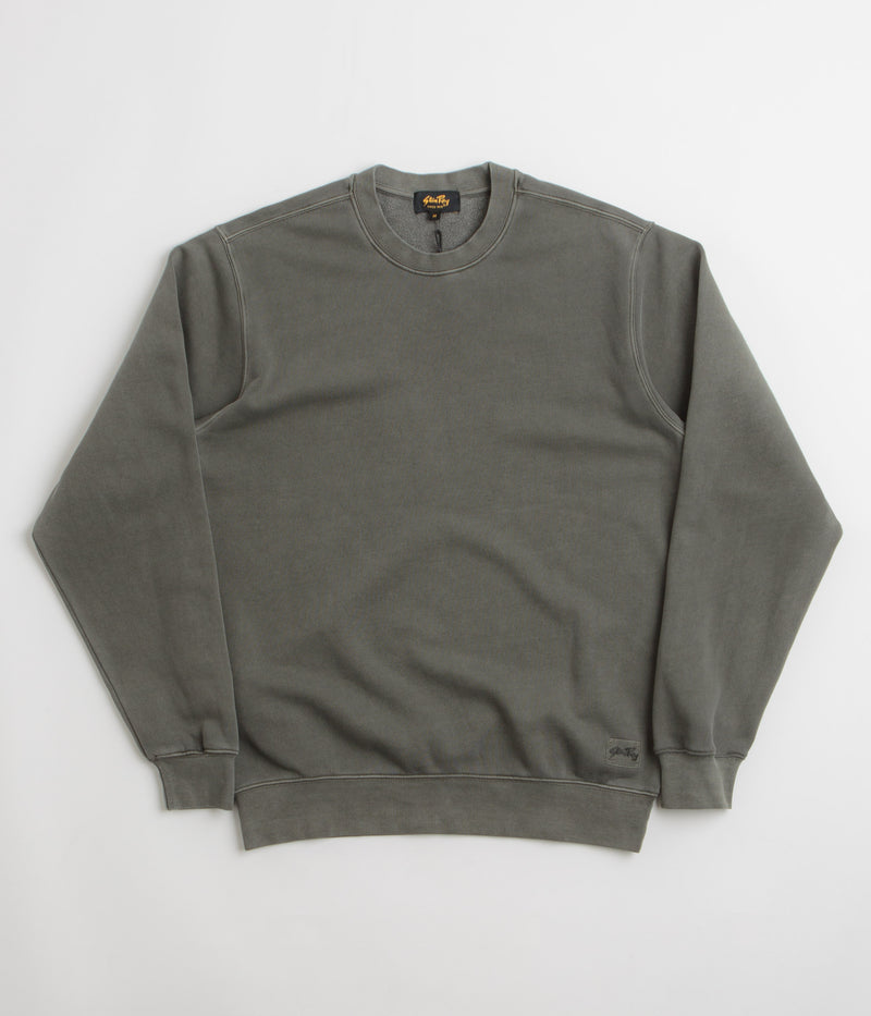 Stan Ray Patch Crewneck Sweatshirt in Washed Black