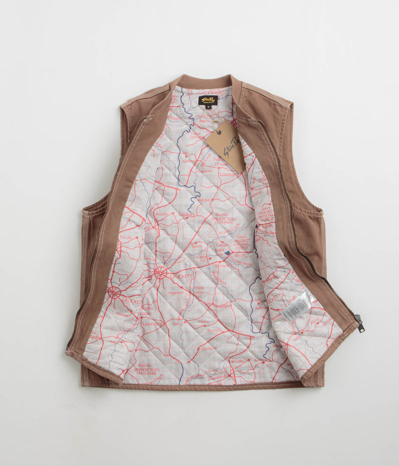 Stan Ray Pork Chop Vest in Washed Acorn