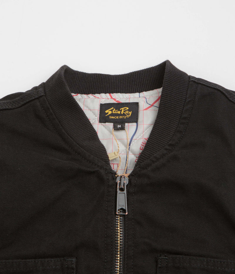 Stan Ray Pork Chop Vest in Washed Black Duck