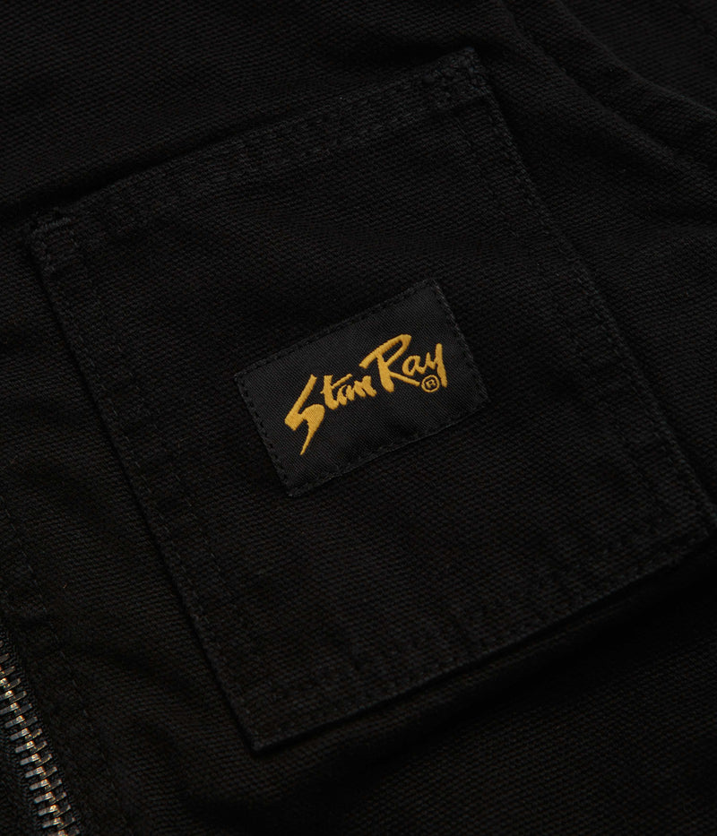 Stan Ray Pork Chop Vest in Washed Black Duck