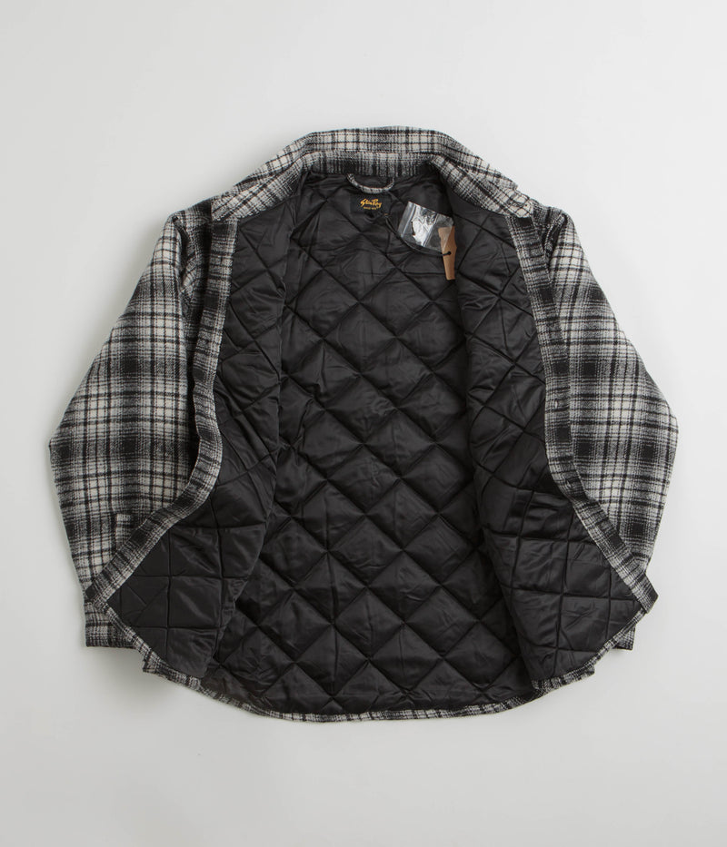 Stan Ray Quilted Plaid Overshirt in Blue