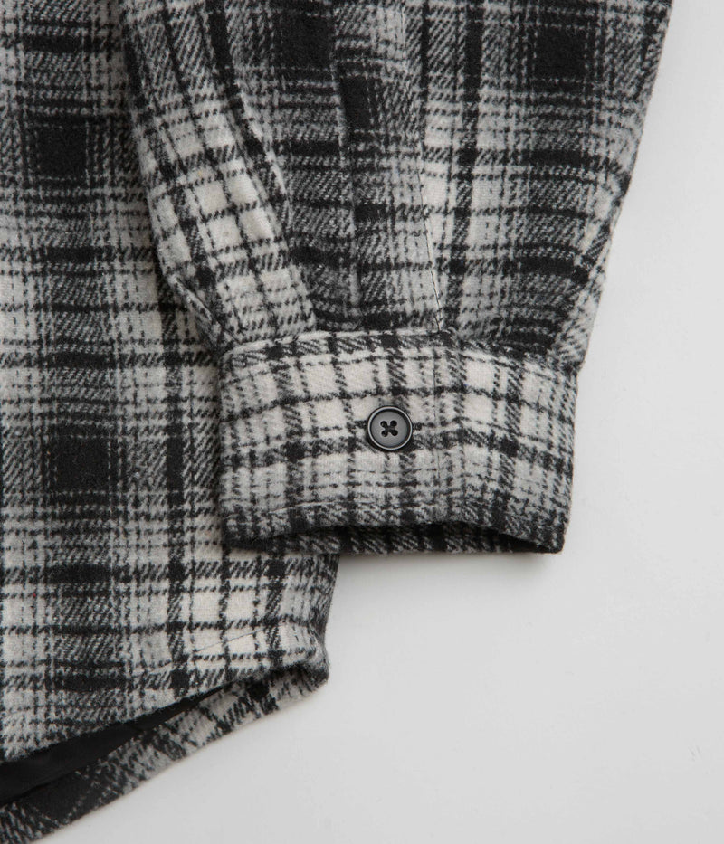Stan Ray Quilted Plaid Overshirt in Blue